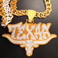 Texas Longhorn Gold & White Hype Chain